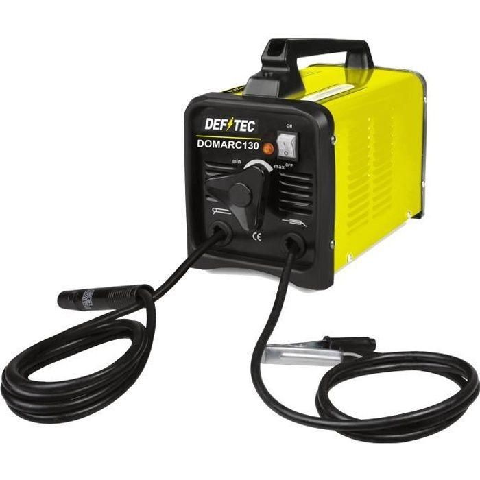 Máquina de soldadura DEFITEC - 130 AMP - Amarillo / Negro