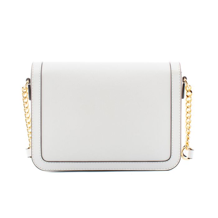 Bolso Bandolera Michael Kors Leida Blanco 23 x 16 x 7 cm 2