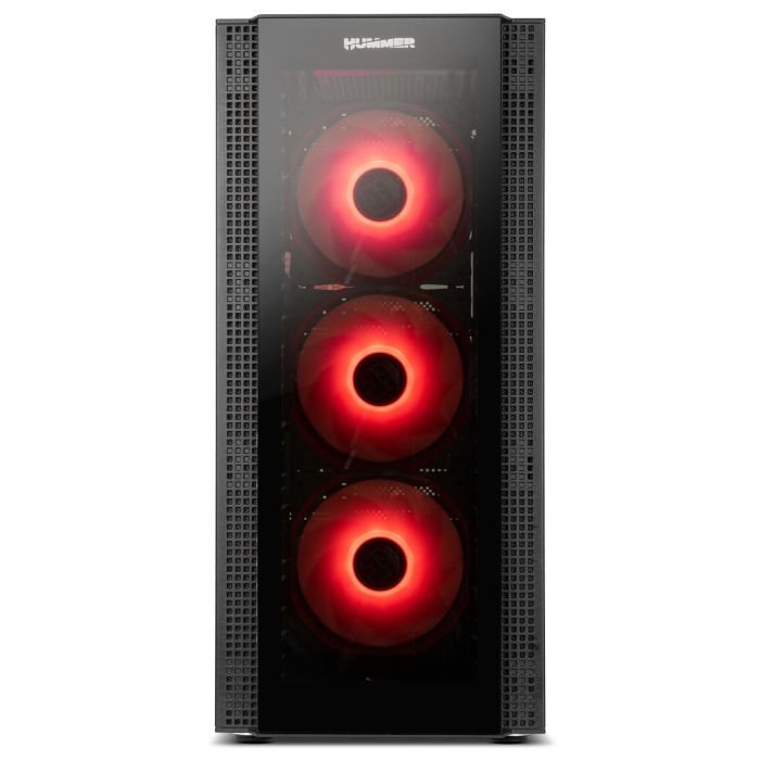 NOX Hummer Horus Midi Tower Negro con Cristal Templado y Ventiladores ARGB - Caja de PC Gaming 2