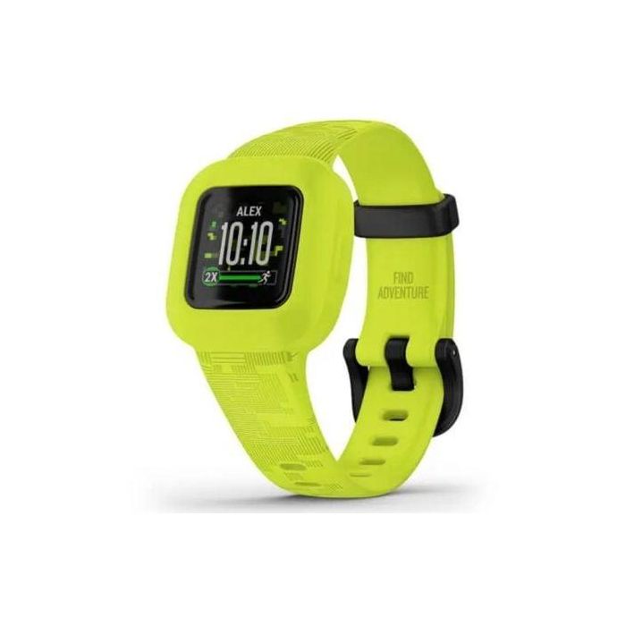Garmin vivofit jr. 3 Camo Green, Monitor de actividad física para niños, Pantalla a color, Sumergible