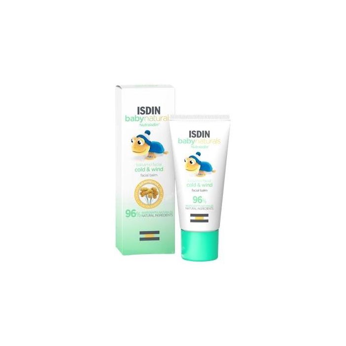 Isdin BABY NATURALS cold & wind Bálsamo Facial Protector para Bebés contra Frío y Viento, Hipoalergénico, Piel Sensible 30 ml