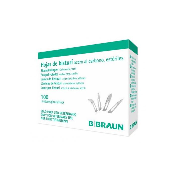 B. Braun Hoja De Bisturi Nº 23 Vet 100 Unidades B. Braun Hoja De Bisturi Nº 23 Vet 100 Unidades