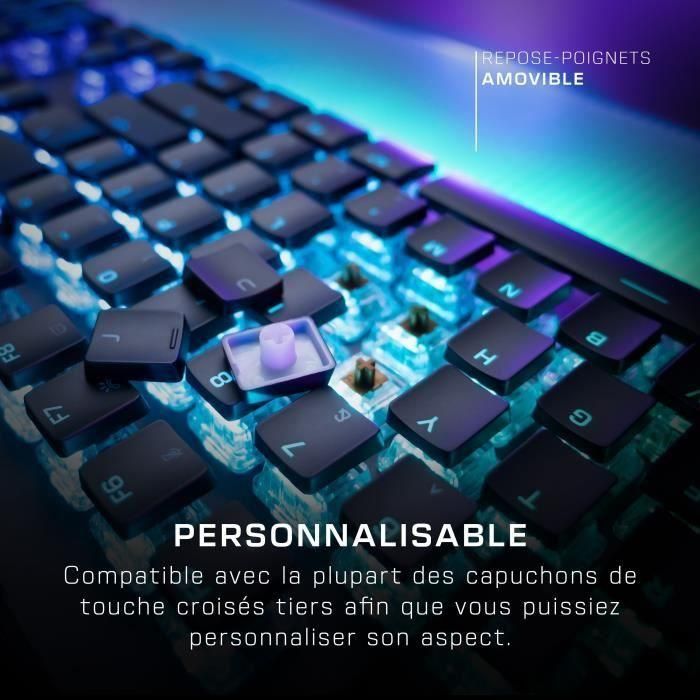 Roccat ROC0731855520145 Teclado Óptico Mecánico con Cable Vulcan II Max Azerty Negro 5