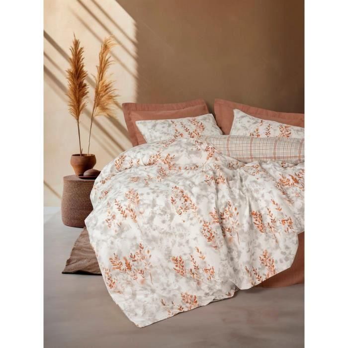 ASI8684283425334 Juego de Cama: Funda Nórdica 220x240 cm + 2 Fundas Almohada 60x60 cm, 100% Algodón Canela ASI8684283425334 Juego de Cama: Funda Nórdica 220x240 cm + 2 Fundas Almohada 60x60 cm, 100% Algodón Canela