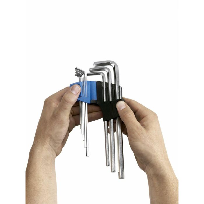 Juego de Llaves Allen WITTE 1,5-2-2,5-3-4-5-6-8-10 mm Hexagonal Juego de Llaves Allen 9 Piezas 1