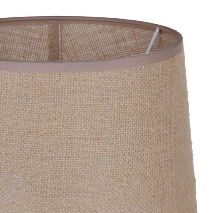 Lámpara de mesa Beige Plateado Arpillera Cerámica 60 W 220 V 240 V 220-240 V 26 x 26 x 49,5 cm 5 Lámpara de mesa Beige Plateado Arpillera Cerámica 60 W 220 V 240 V 220-240 V 26 x 26 x 49,5 cm 5