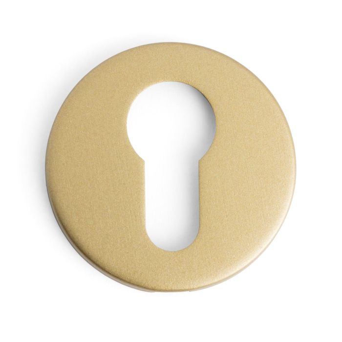 Jandel Bocallave Zamak Ø50x5mm para Puertas y Muebles - Funcional, Estético, en Múltiples Acabados: Negro, Latón Mate, Cromo, Blanco, Antracita 1