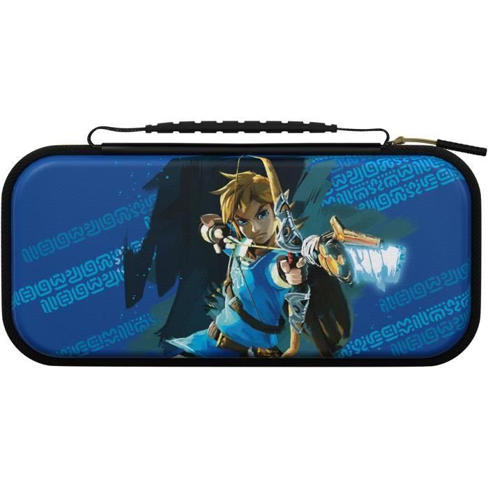 PDP PDP1702197271944 Funda Protectora con Diseño Link Luminoso y Soporte Integrado para Nintendo Switch