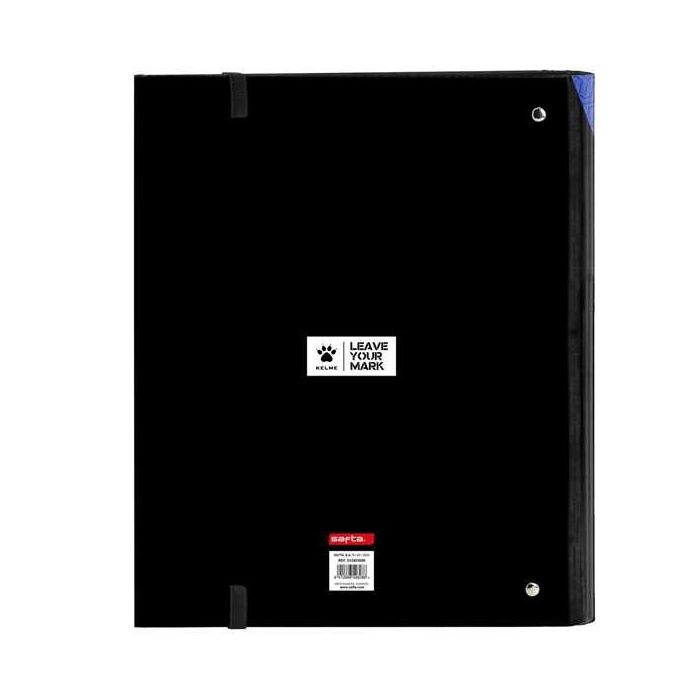Carpeta de anillas Kelme Royal Negro 27 x 32 x 3.5 cm 1 Carpeta de anillas Kelme Royal Negro 27 x 32 x 3.5 cm 1