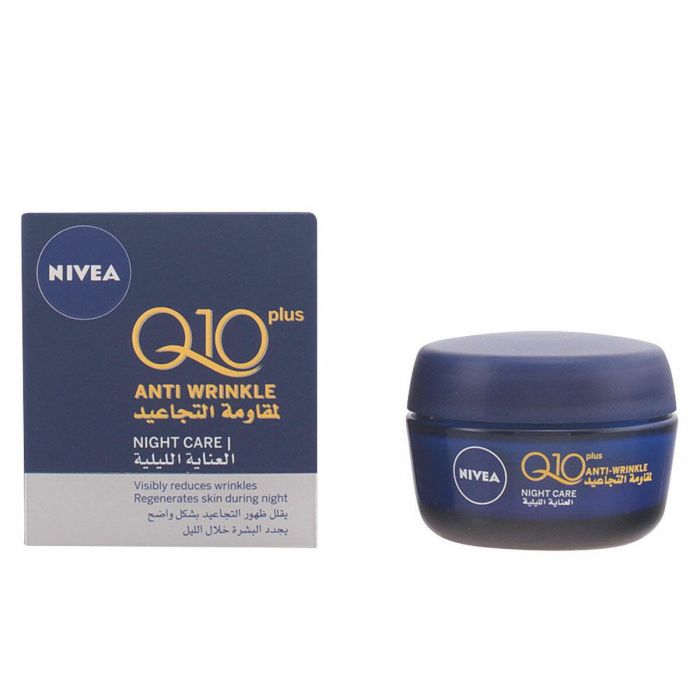 NIVEA Q10 Power Anti-Arrugas Creatina Crema de Noche Piel Normal 50 ml