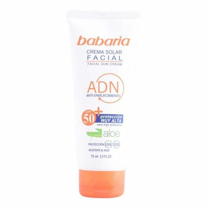 Babaria Solar Adn Crema Facial Aloe Vera Spf50