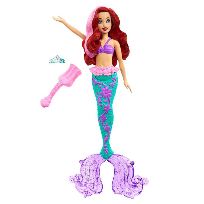 Muñeca Ariel Cambia De Color Hlw00 Disney Princess 1