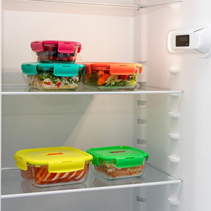 Luminarc Recipiente Hermético Rectangular Vidrio Pure Box Holy 122 cL 2