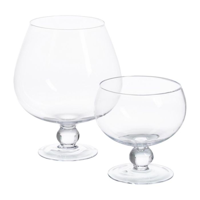 Copa Decoración Transparente Cristal 25 X 25 X 29 cm