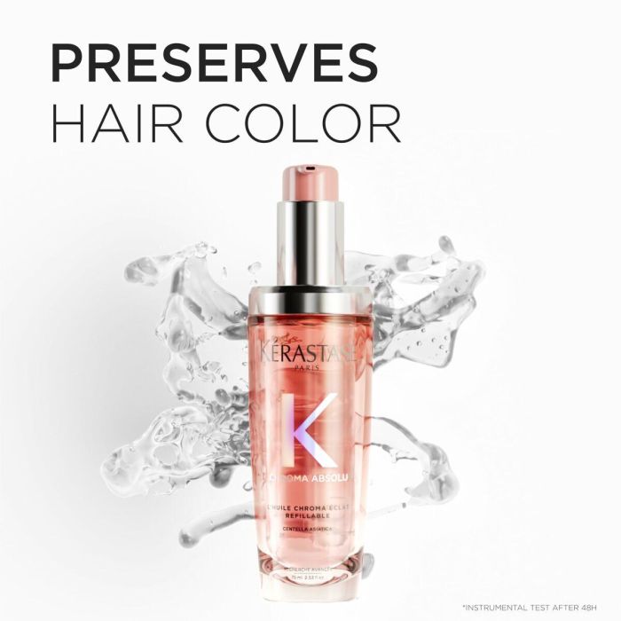 Kerastase Chroma Absolu Aceite Sublimador Radiante Recargable 75 ml para Cabellos Teñidos 3 Kerastase Chroma Absolu Aceite Sublimador Radiante Recargable 75 ml para Cabellos Teñidos 3