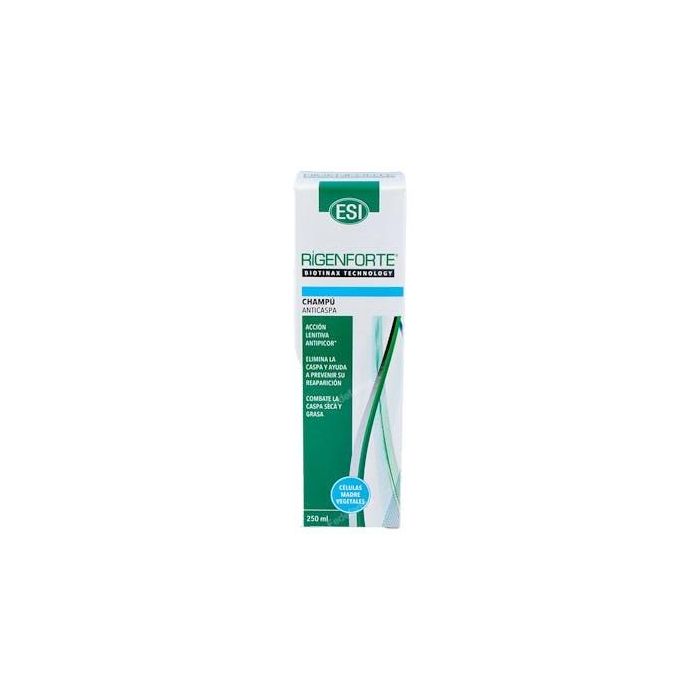 TREPATDIET-ESI Rigenforte Champú Anticaspa con Biotinax y Piroctone Olamine para Cuero Cabelludo Graso y Escamas 200ml
