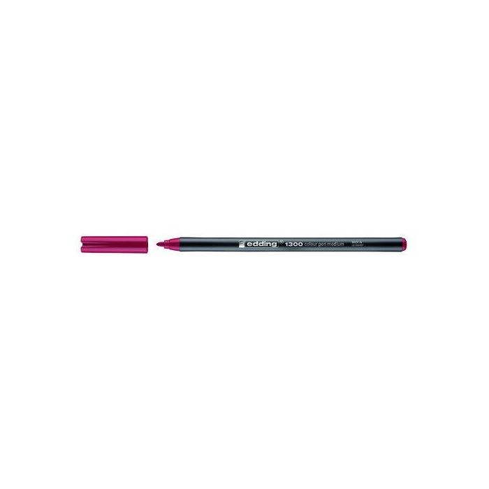 Rotulador Fibra Edding 1300 Carmin 5 unidades