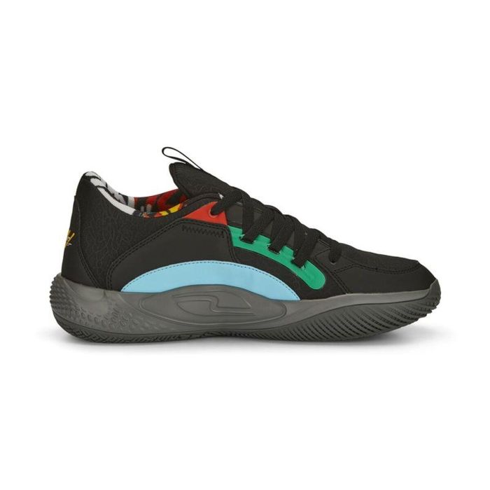 Zapatillas de Baloncesto para Adultos Puma Court Rider Chaos Negro 4