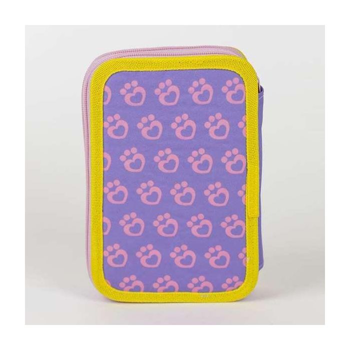 Gabby's Dollhouse Plumier con Accesorios, Estuche Escolar Infantil, 12.5 x 19.5 x 4.5 cm, LILA 1
