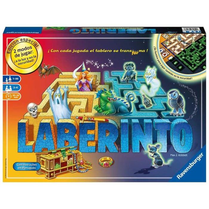 Ravensburger Laberinto Juego de Mesa 30 Aniversario - Tablero que se Transforma en Cada Jugada, Modelos Surtidos, Edad 7+ Multi-idioma