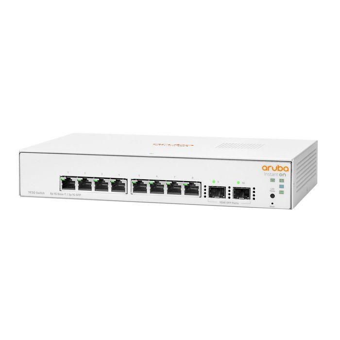 HP Enterprise 8+2P 1930 RM 2SFP Switch Gestionado Gigabit Ethernet L2+ 8 Puertos RJ-45 2 Puertos SFP 1U 1