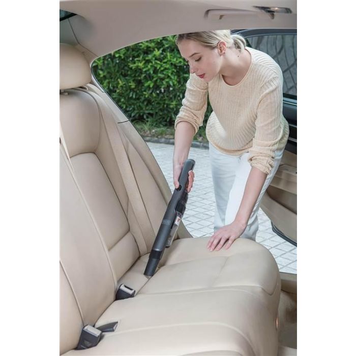 Black+Decker DVC-320B21 Aspirador Recogodetodo Inalámbrico Fino con Motor sin Escobillas 12V 2Ah 18 Black+Decker DVC-320B21 Aspirador Recogodetodo Inalámbrico Fino con Motor sin Escobillas 12V 2Ah 18