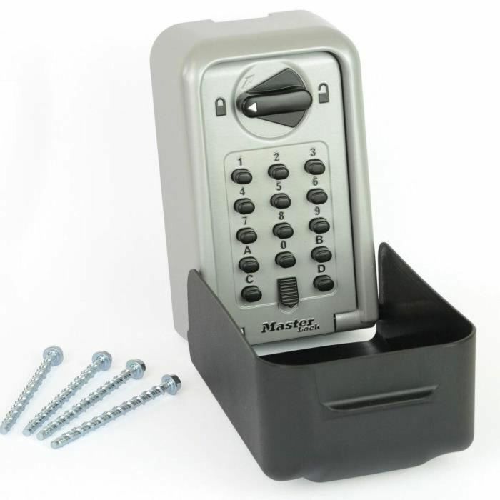 Master Lock Caja fuerte de llaves segura XL - Certificada CNPP, Combinación Programable, Construcción Zinc, Resistencia Intemperie, Ideal Airbnb - Gris/Negro 5 Master Lock Caja fuerte de llaves segura XL - Certificada CNPP, Combinación Programable, Construcción Zinc, Resistencia Intemperie, Ideal Airbnb - Gris/Negro 5