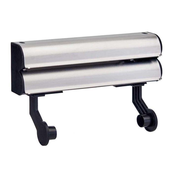 Portarrollos Doble Kinvara 34 cm x 20 cm x 9 cm, Metal, Plata (4 Unidades) 1 Portarrollos Doble Kinvara 34 cm x 20 cm x 9 cm, Metal, Plata (4 Unidades) 1