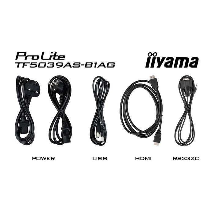 Monitor Iiyama 50" Pcap Ag Bezel Free 40-Points, 1920X1080, Andr. 11,4Gb, 32Gb, Ips, 24/7, 2Xhdmi, Dp, 435Cdm2 , Landsc-Portr-Face-Up Mode, Lan, Rs232, Vesa 200X200Mm (TF5039AS-B1AG) 11 Monitor Iiyama 50" Pcap Ag Bezel Free 40-Points, 1920X1080, Andr. 11,4Gb, 32Gb, Ips, 24/7, 2Xhdmi, Dp, 435Cdm2 , Landsc-Portr-Face-Up Mode, Lan, Rs232, Vesa 200X200Mm (TF5039AS-B1AG) 11