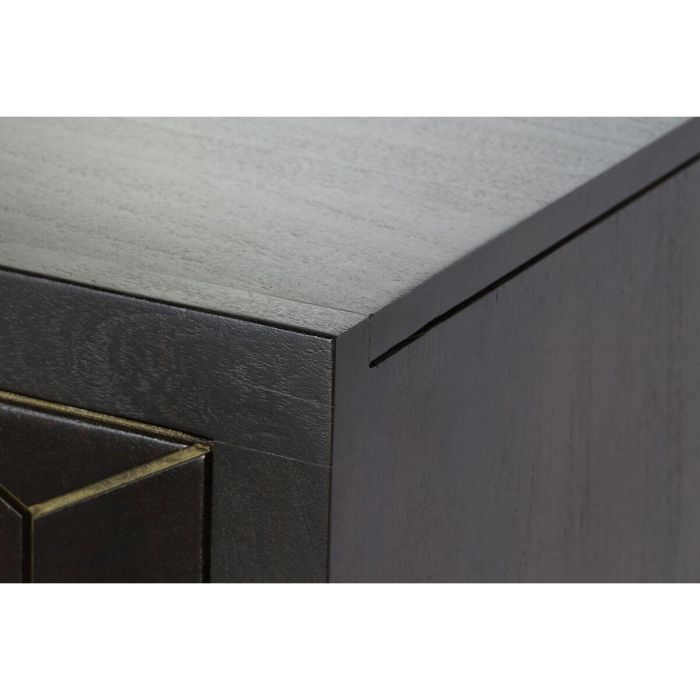 DKD Home Decor Buffet Moderno Colección Rombo Gold con 3 Cajones y 2 Puertas de Acacia y Metal Marrón Oscuro Dorado 160x40x90 cm 1 DKD Home Decor Buffet Moderno Colección Rombo Gold con 3 Cajones y 2 Puertas de Acacia y Metal Marrón Oscuro Dorado 160x40x90 cm 1