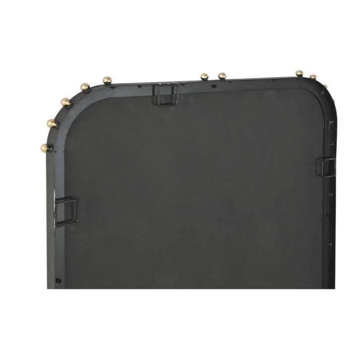 DKD Home Decor Espejo de Pared Moderno Rectangular Negro y Dorado 123x63x3 cm, Fabricado en Hierro y Cristal. 2 DKD Home Decor Espejo de Pared Moderno Rectangular Negro y Dorado 123x63x3 cm, Fabricado en Hierro y Cristal. 2