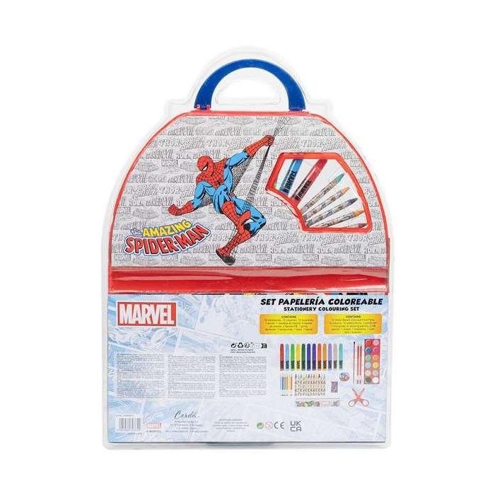 Set de Papelería Marvel 50 Piezas Rojo 4