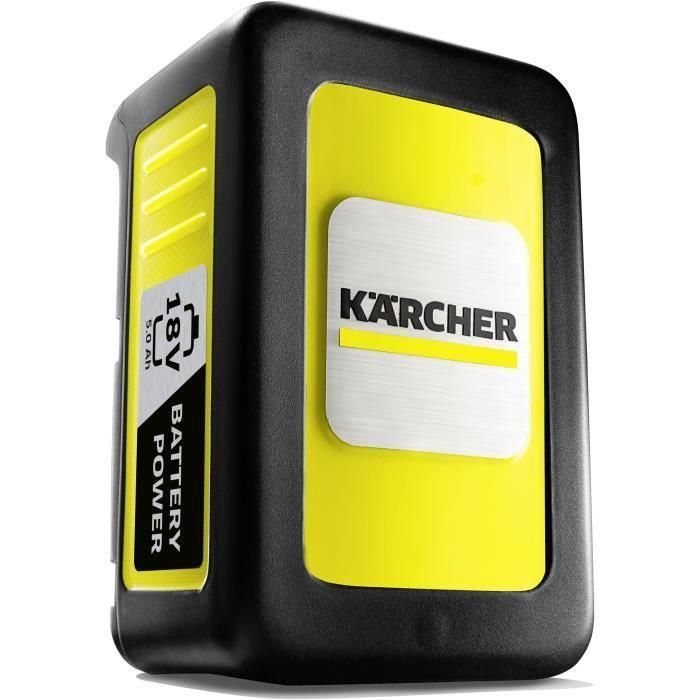 Batería KARCHER Power 18V / 5 Ah - Pantalla LCD - empuñaduras antideslizantes Batería KARCHER Power 18V / 5 Ah - Pantalla LCD - empuñaduras antideslizantes