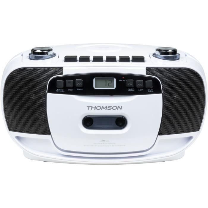 Thomson RK201CD Radiocasete portátil y reproductor de CD Blanco Thomson RK201CD Radiocasete portátil y reproductor de CD Blanco