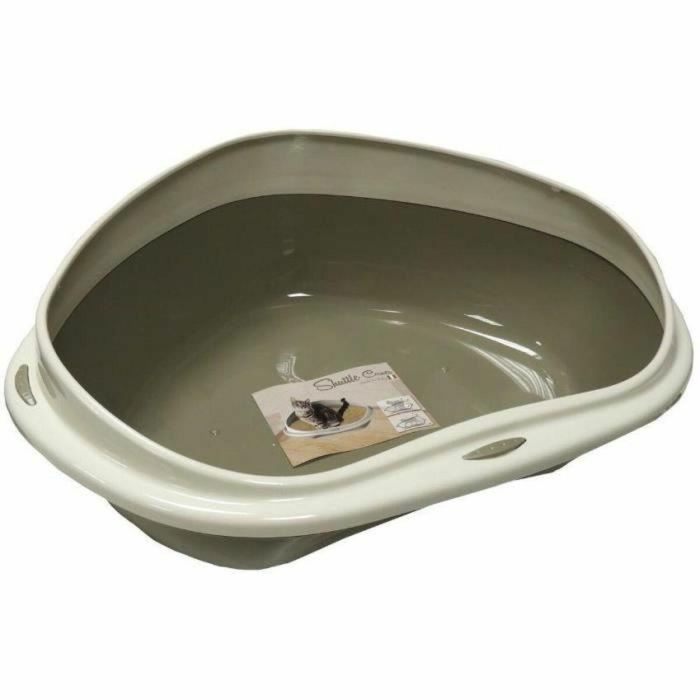 Aime Caja de Arena Corner + Rim para Gatos | Gran Arenero de Plástico con Borde Antiproyecciones | Higiénico y Fácil de Limpiar | 58x48x20.5 cm 0 Aime Caja de Arena Corner + Rim para Gatos | Gran Arenero de Plástico con Borde Antiproyecciones | Higiénico y Fácil de Limpiar | 58x48x20.5 cm 0