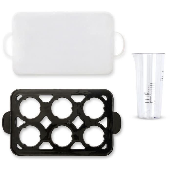 Livoo DOC290 Cocedor de huevos 400W para 6 huevos Acero inoxidable con función mantener caliente, incluye huevera, tapa y vaso medidor 3 Livoo DOC290 Cocedor de huevos 400W para 6 huevos Acero inoxidable con función mantener caliente, incluye huevera, tapa y vaso medidor 3