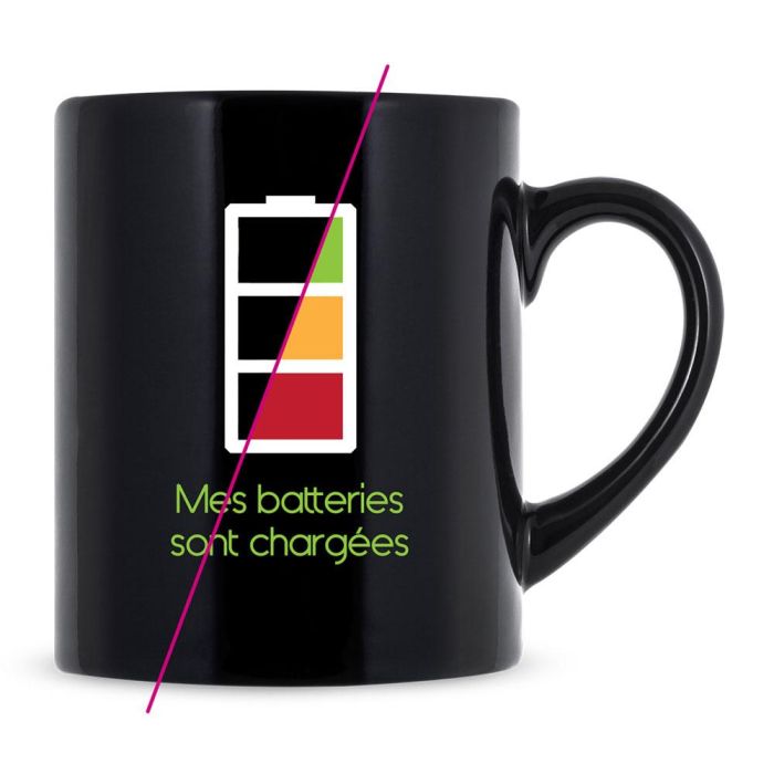 The Concept Factory Mug Cambio Color Con Calor Wifi, Bombilla, Pila 5