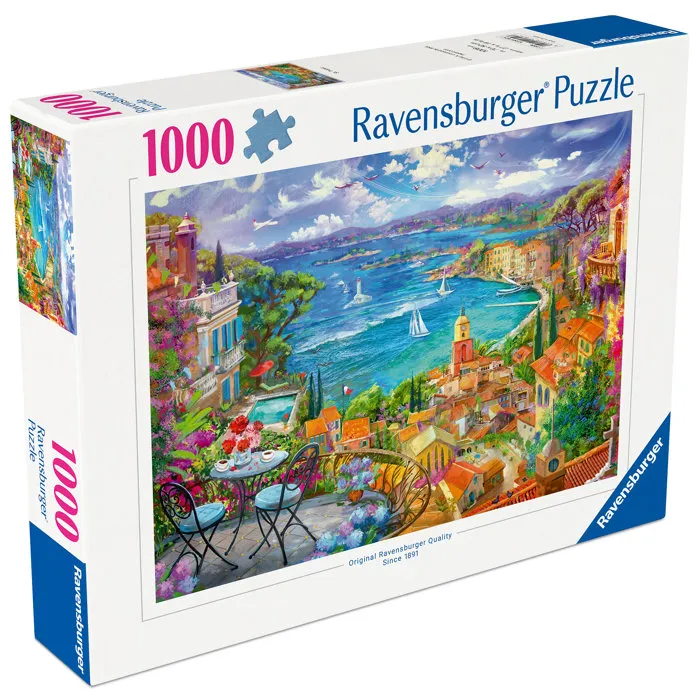 Ravensburger Rompecabezas Adultos Saint-Tropez 1000 Piezas, A partir de 14 años, Ref: 12001824