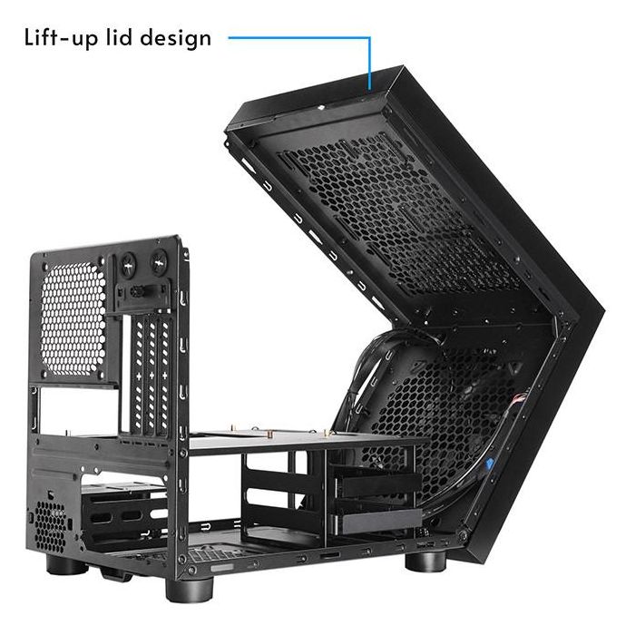 Chieftec The Cube 3.2 TypeC CI-03B-OP Black 13