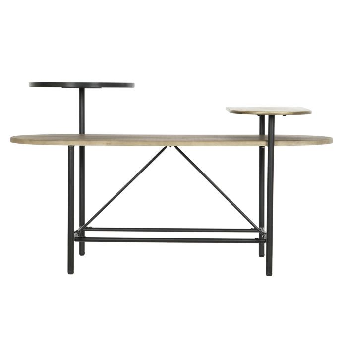 DKD Home Decor Mesa Centro Moderno Metal, MDF, Marmol Marron Negro Dorado 116 x 76 x 64 cm 8