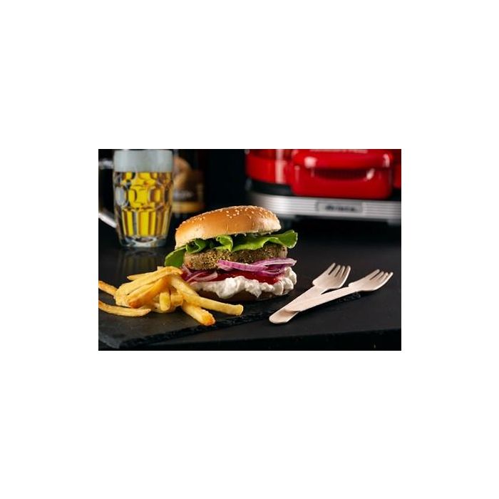 Ariete 205/00 Máquina de Hamburguesas Party Time Roja - Diseño Exclusivo y Compacto 7 Ariete 205/00 Máquina de Hamburguesas Party Time Roja - Diseño Exclusivo y Compacto 7