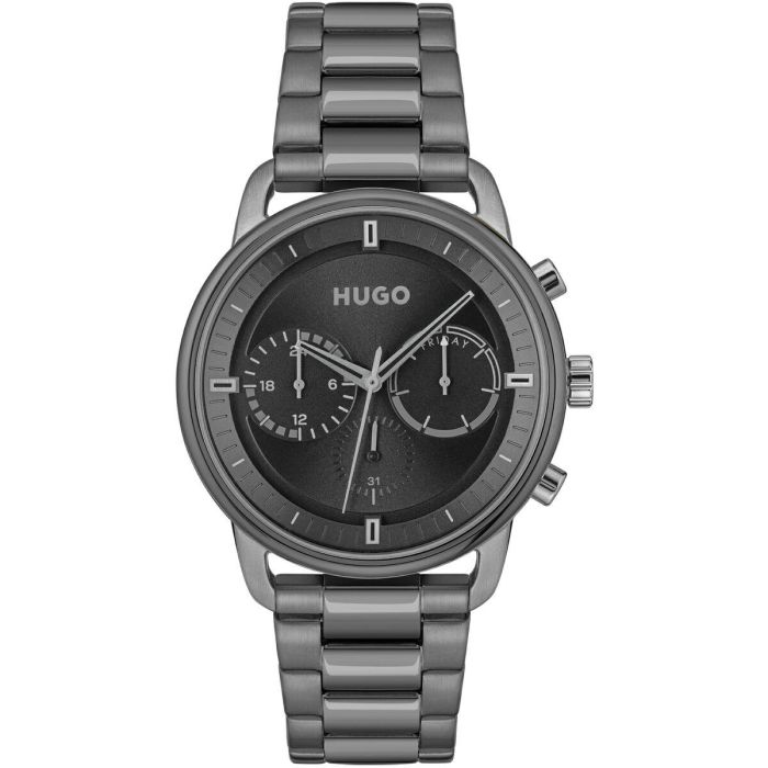 Reloj Unisex Hugo Boss 1530234 Gris oscuro (Ø 44 mm)
