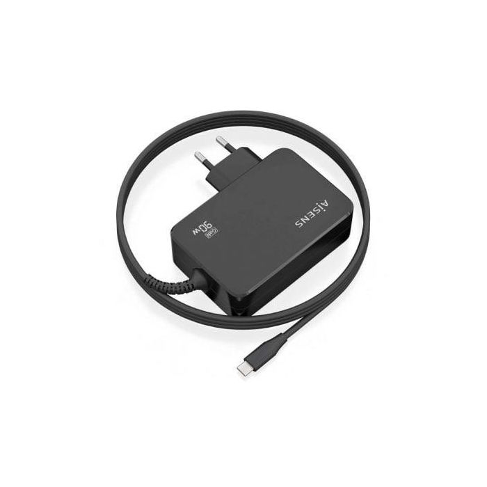 AISENS - CARGADOR GaN 90W PD3.0 1XUSB-C 1.8M, NEGRO 1 AISENS - CARGADOR GaN 90W PD3.0 1XUSB-C 1.8M, NEGRO 1