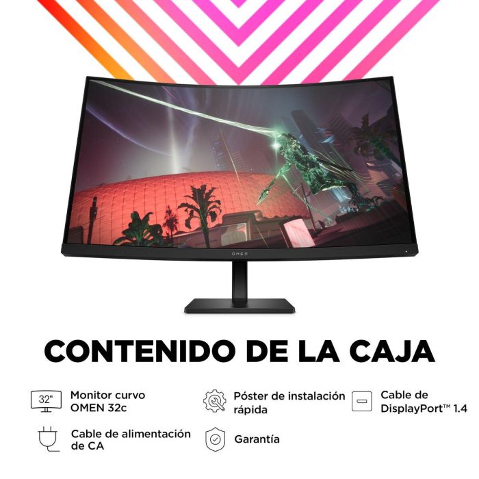 Monitor HP 780K6E9#ABB 31,5" HDR VA Flicker free 165 Hz 57 Monitor HP 780K6E9#ABB 31,5" HDR VA Flicker free 165 Hz 57