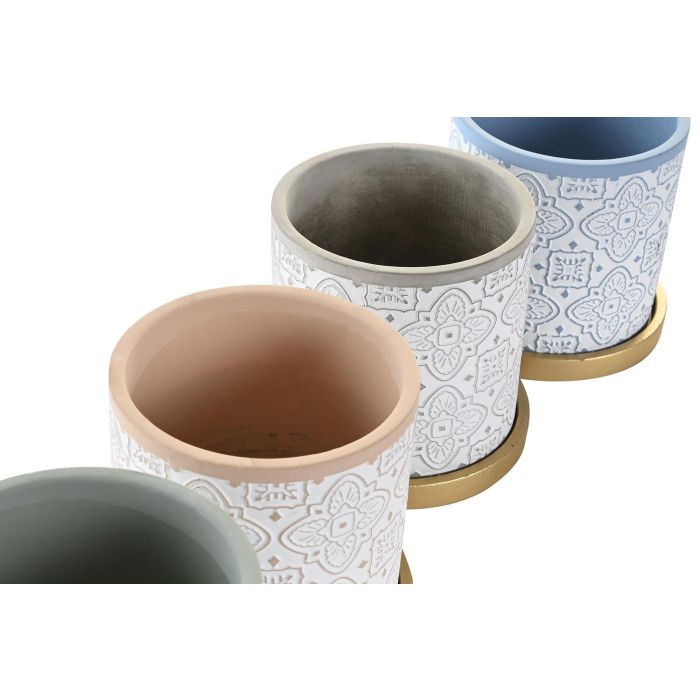 DKD Home Decor Maceta Arabe Verde Gris 14 x 14 x 14 cm (12 Unidades) 2 DKD Home Decor Maceta Arabe Verde Gris 14 x 14 x 14 cm (12 Unidades) 2