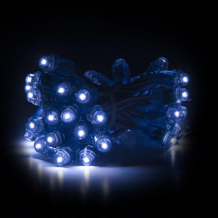 Epistar DE-PIX-12-W Módulo Pixel LED Blanco 4200K, 0.1W 1.7 Lúmenes, 12mm, 5V, Cadena 50 Unidades, 50.000h 1