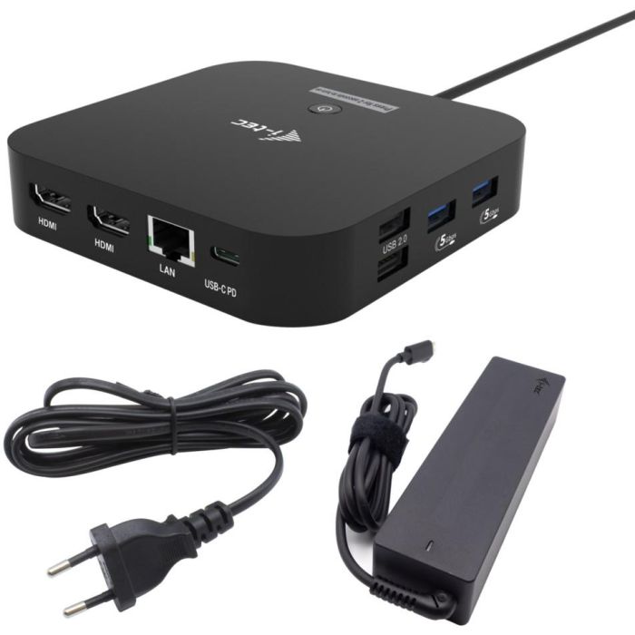 I-TEC USB-C Dual HDMI DS 2xHDMI 1xGLAN 2xUSB-A 3.2 2xUSB 2.0 1xUSB-C Gen2 1xUSB-C Gen1 k 1x100W USB-C PD+Charger 100W 0 I-TEC USB-C Dual HDMI DS 2xHDMI 1xGLAN 2xUSB-A 3.2 2xUSB 2.0 1xUSB-C Gen2 1xUSB-C Gen1 k 1x100W USB-C PD+Charger 100W 0