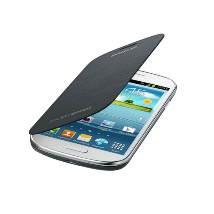 Funda Folio para Móvil Samsung Galaxy Express I8730 Gris