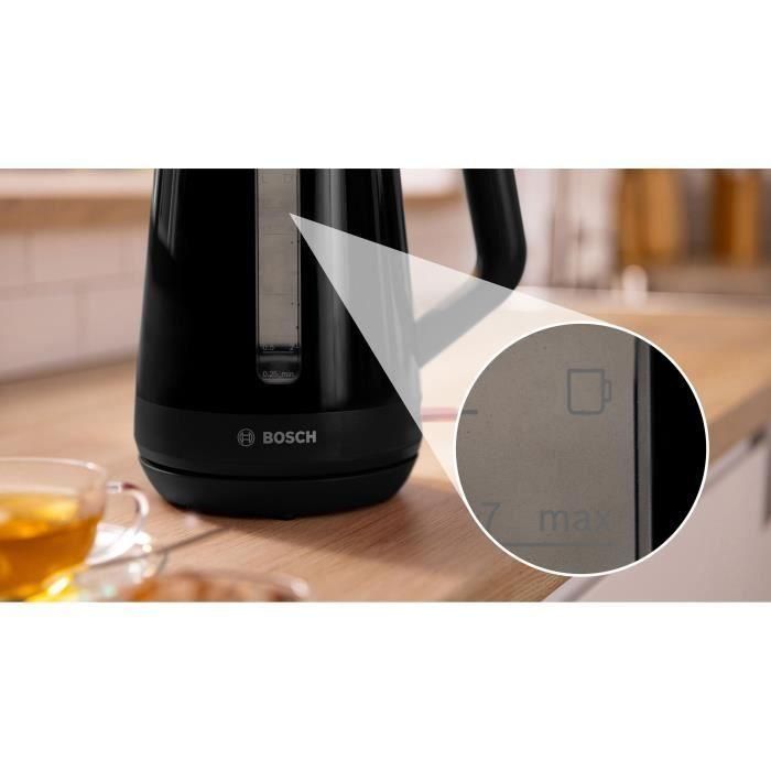 Hervidor - BOSCH - TWK1M123 MyMoment - Negro - capacidad 1,7L - base 360° - filtro antical 3