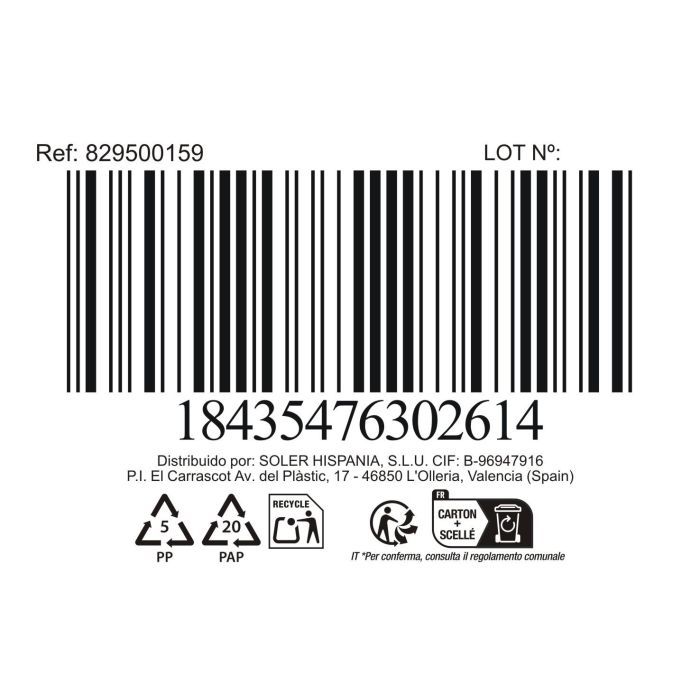 La Mediterranea Set 2 Tazas Café con Leche 21 cl Napoli Lineal (36 Cajas) 3